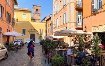 visite guidee rome en francais trastevere velo