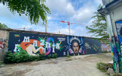 Photo Bordeaux street art à vélo