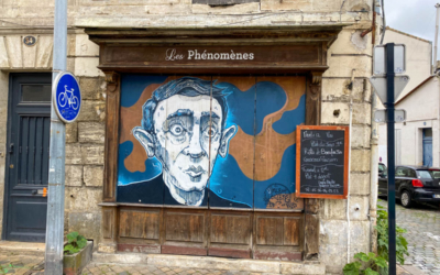 Photo Bordeaux street art à vélo