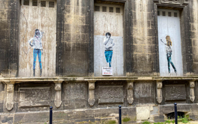 Photo Bordeaux street art à vélo