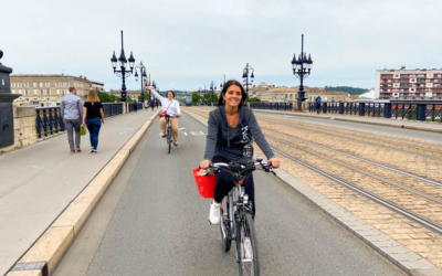 Photo Bordeaux street art à vélo