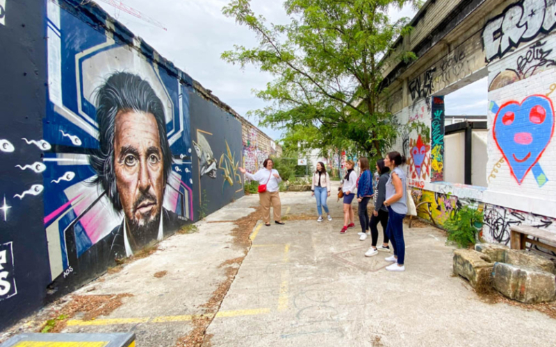 Visite guidée du street art bordelais à vélo