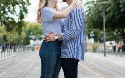 shooting photo couple bordeaux