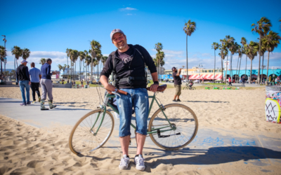 visite guidée los angeles en français à vélo venice beach