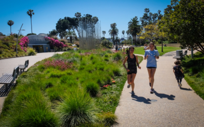 santa monica parc courrir