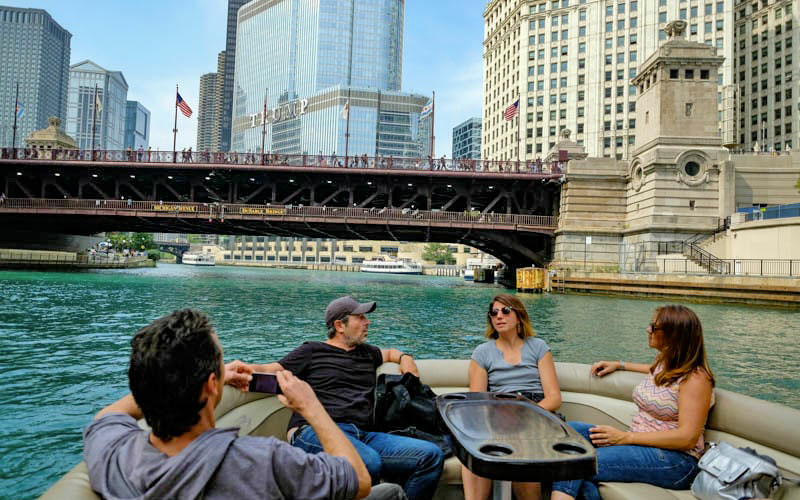 bateau croisière chicago river visite guidée