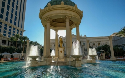 strip visites guidées las vegas en français caesar palace piscines