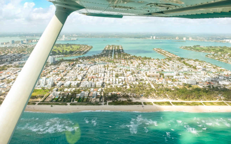 miami beach miami tour en avion vue altitude