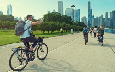 lac michigan vélo visites guidées chicago en français