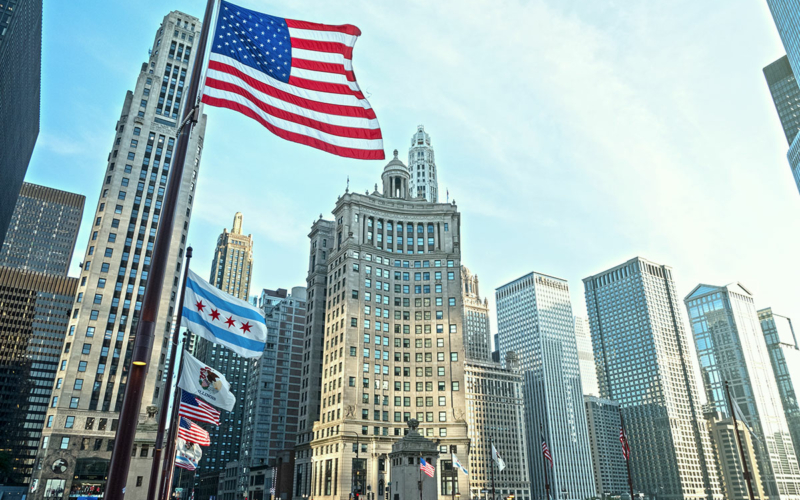 loop visites guidées chicago en français us flag