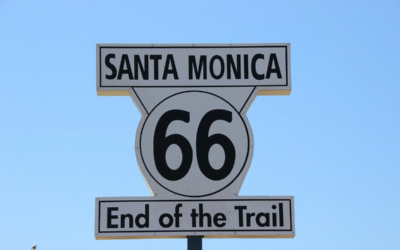 santa monica end of the trail