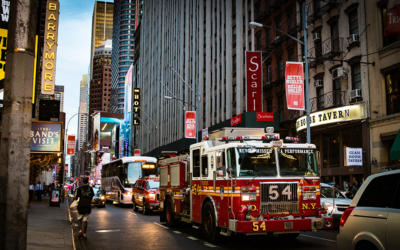 visite guidée times square pompier new york