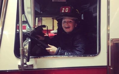visite guidée pompier new york enfant camion
