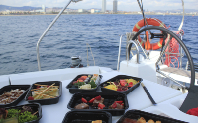 croisière en voilier barcelone mediterannée repas