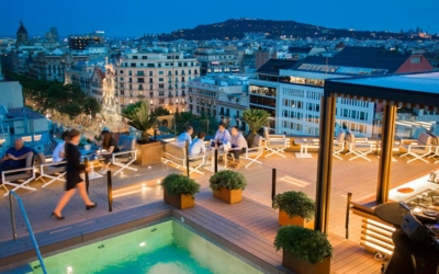 Le Dolce Vitae est un rooftop de Barcelone qui a reçu la mention de meilleure terrasse d'hôtel en Europe