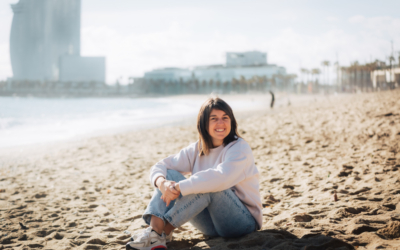 barcelone en français shooting photo fille