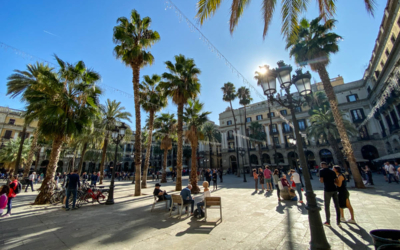 barcelone en français visite centre historique place du roi
