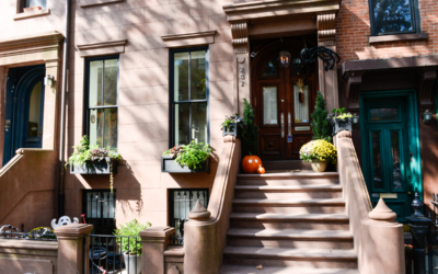 visite guidée new york en francais halloween brooklyn escalier