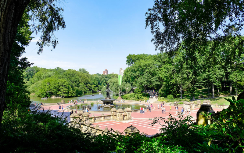 bethesda fountain visite guidee new york en français été