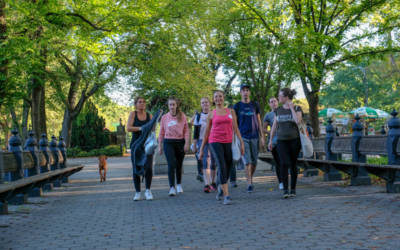reveil musculaire yoga central park visite guidée en français new york groupe