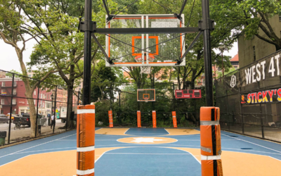visite guidée en français new york basket ball the cage greenwich village