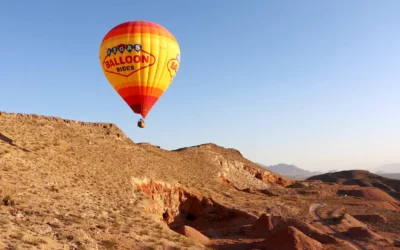 Tour en montgolfière dans la vallée de la mort