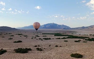 Tour en montgolfière dans la vallée de la mort