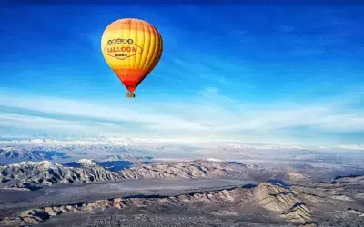 Tour en montgolfière dans la vallée de la mort