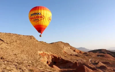 Tour en montgolfière dans la vallée de la mort