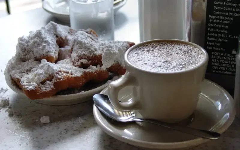 café du monde et ses beignets 