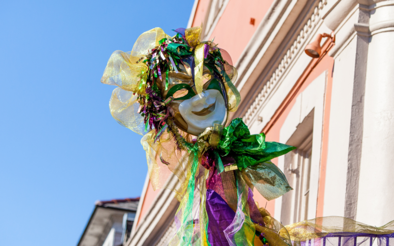 les couleurs du carnaval de La Nouvelle-Orléans