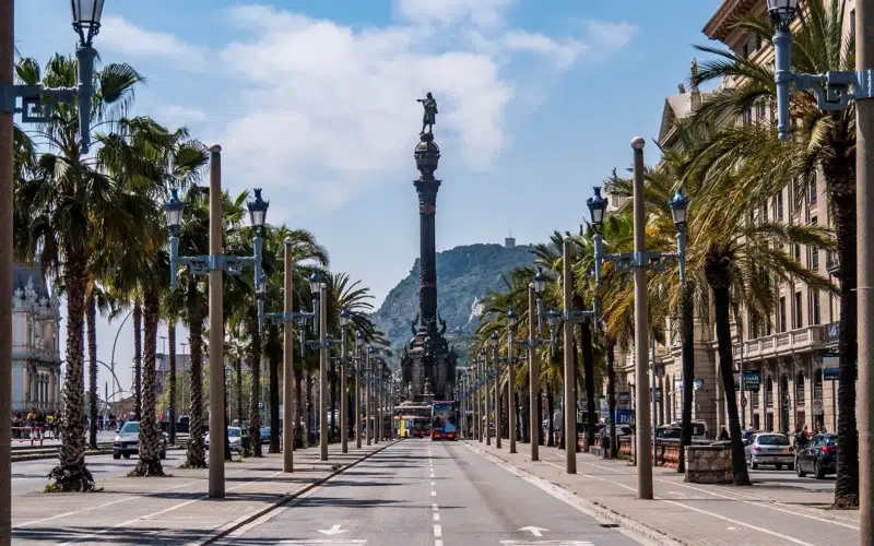 Monument quartier gothique de Barcelone - Monument Christophe Colomb