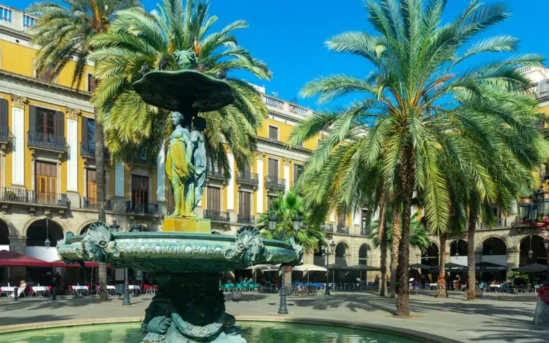 Plaça Reial Barcelone