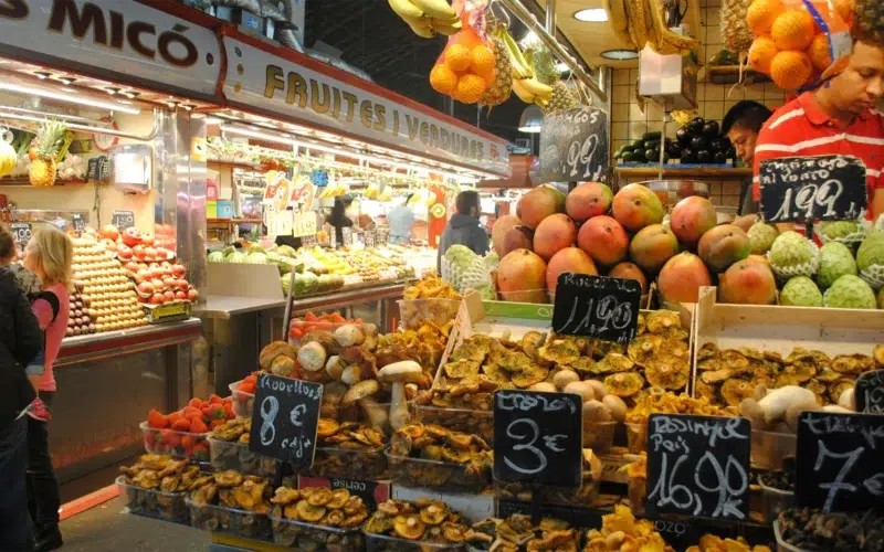 La Boqueria, el raval barcelone