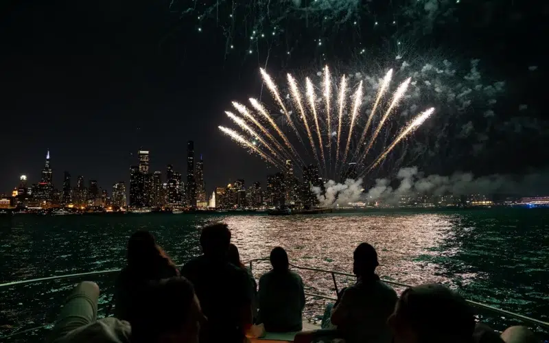 feux d'artifice à Navy Pier, Chicago