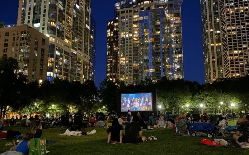 Événement à chicago 2025 : Films en plein air au Millennium Park Chicago