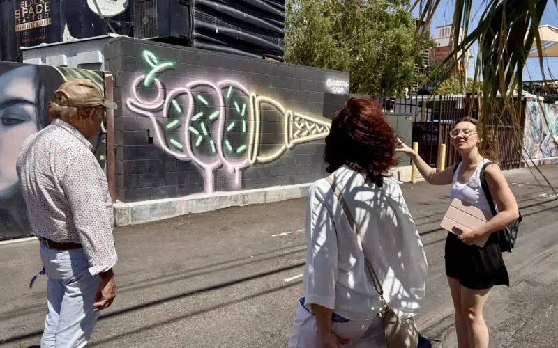 visite de Old Vegas et son street art